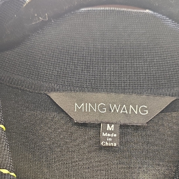 Ming Wang Green and Black Blazer Elegant Style - Picture 2 of 14